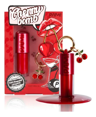 Gloss Labial Cherry Bomb Pam By Pamella 5g