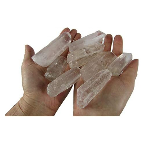 1 Lb De Puntas De Cristal De Cuarzo Transparente, 1.5-3...