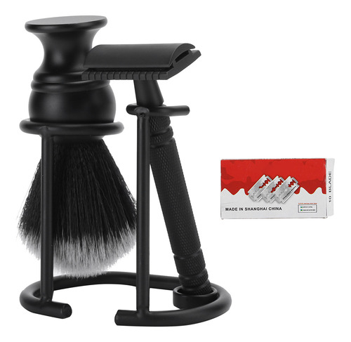 Set De Afeitado Para Hombre, Brocha Rack Blade, Para Salón Y