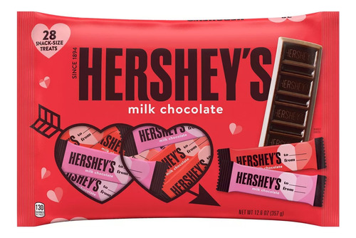 Hersheys Milk Chocolate Dia De San Valentin 12.6 Oz