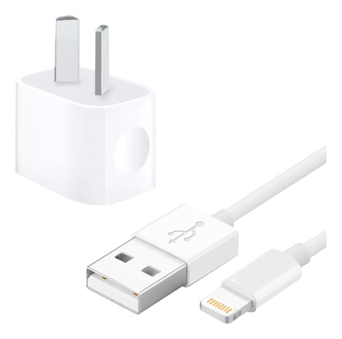 Cargador Usb  + Cable 1 Metro Compatible Con iPhone