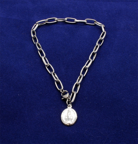 Imagem 2 de 5 de Pulseira Cadeia Consagração Nossa Senhora Das Graças