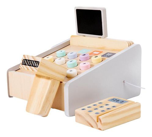 Set De Cajas Registradoras De Madera Creative Montessori Par