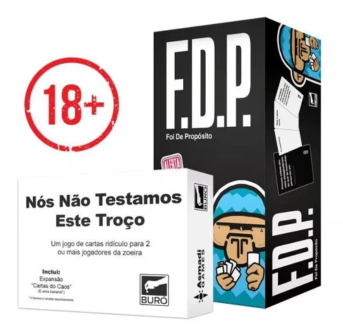 FDP - Foi de Propósito 6, Jogo de Cartas para Amigos