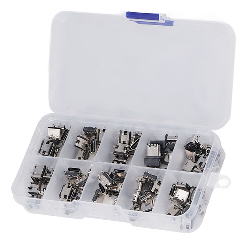 Conector De Enchufe Hembra Usb Tipo C, 100 Piezas, Jack Sold