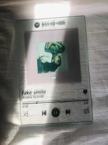 Placa Spotify Personalizada Vidrio