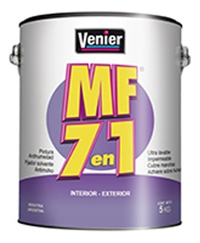 Pintura Antihumedad Venier Mf Interior X33 Mas Lavable 5k