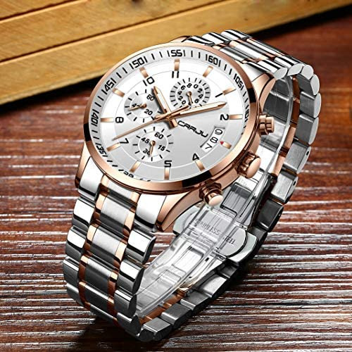 Reloj Para Hombre Crrju/white