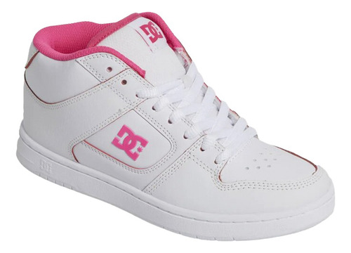 Dc Shoes Manteca 4 Hi Para Dama Color Blanco, Fiusha
