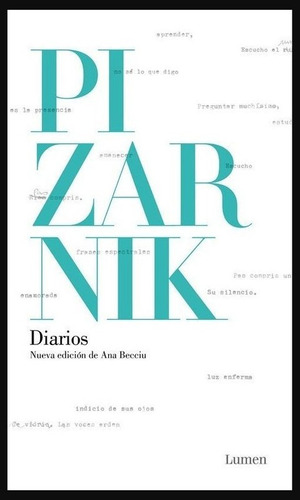 Libro Diarios De Alejandra Pizarnik