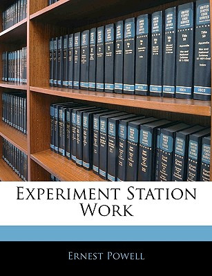 Libro Experiment Station Work - Powell, Ernest