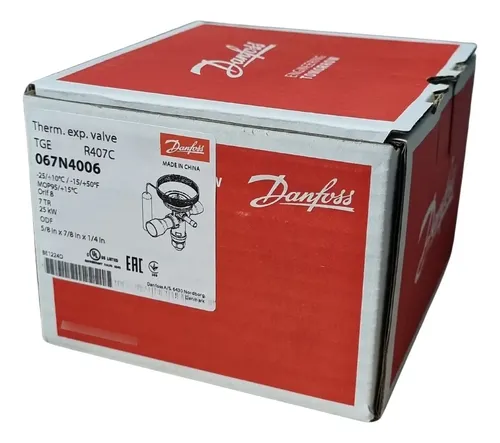 Válvula De Expansão Danfoss Tgez R407c 7tr 067n4006 067n4026