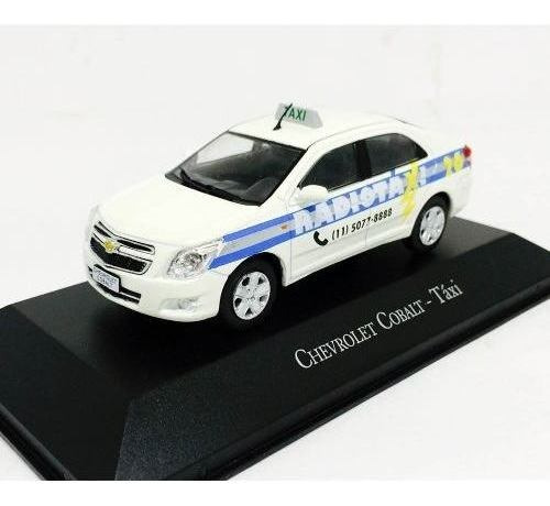Miniatura Do Carro Chevrolet Cobalt Táxi 1:43 Ixo