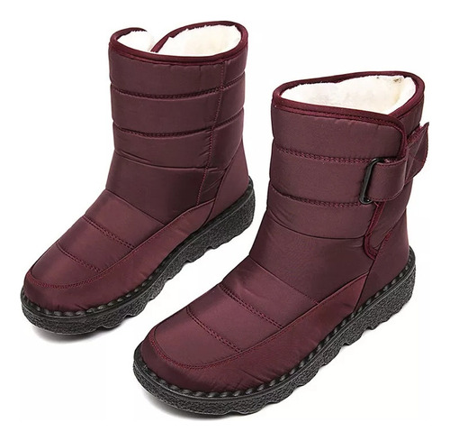 Botas Nieve Impermeables For Mujer-tres Colores Disponibles