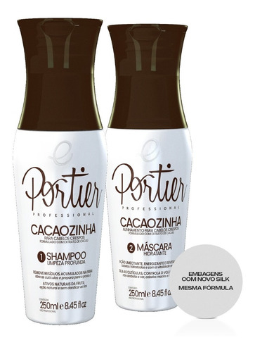 Portier Cacao Thermo Smoothing - Kit Duo 250ml