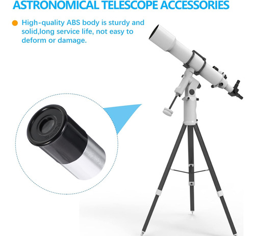 Juego 3 Accesorios Oculares Para Telescopio Astronómico