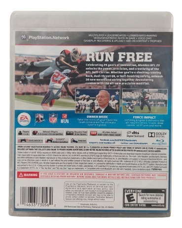 Madden Nfl 25 1989-2014 / Ps3 / *gmsvgspcs* (Reacondicionado)