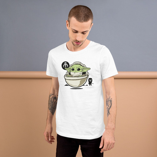 Playera Baby Yoda En Cuna Funko Grogu Mandalorian. Star Wars