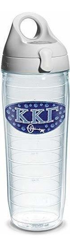 Botella De Agua De Fraternidad Tervis Kappa Gamma Con Tapa, 