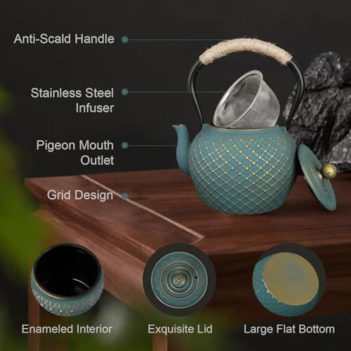 Tetera De Hierro Fundido De Estilo Japonés Ufine Para Cocin