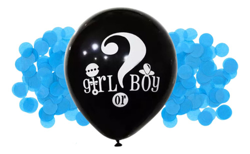 Globo Gigante Confeti Gender Reveal Revelación Sexo Bebe