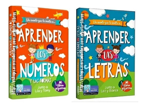 Oferta: 2 Libros Pizarra Mágica Para Aprender Números Letras