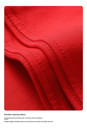 Camiseta De Verano De Manga Corta De Algodón Con Cuello Redo