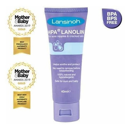 Crema De Lanolina Lansinoh Para Pezones Agrietados