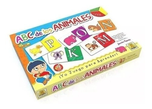 Juego De Mesa Educativo Abc De Los Animales  313 My Toys