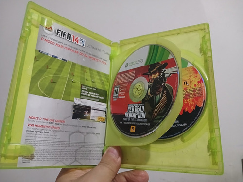 Jogo Xbox 360 Duplo Red Dead Redemption E Undead Nightmare (Usado)