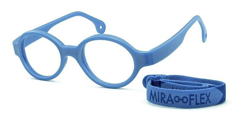 Imagem 1 de 6 de Óculos Infantil Miraflex Inquebrável Baby Lux 2 5 A 7 Anos