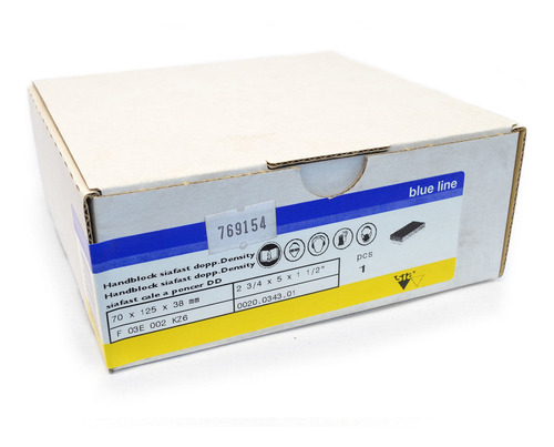 Imagen 3 de 4 de Esponja Soporte Velcro Doble Densidad 70 X 125 Mm Marca Sia