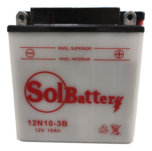 Batería 12n10-3b Solbattery 