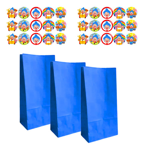 Bolsita Sorpresita Golosinera X25 + 30 Stickers. Multicolor Plim Plim