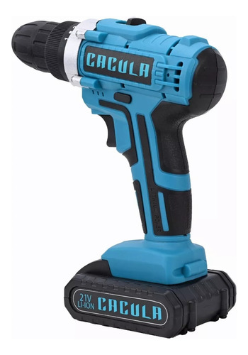 Taladros Eléctrico Atornillador Cacula Bd-01 De 21v 2batería Color Azul