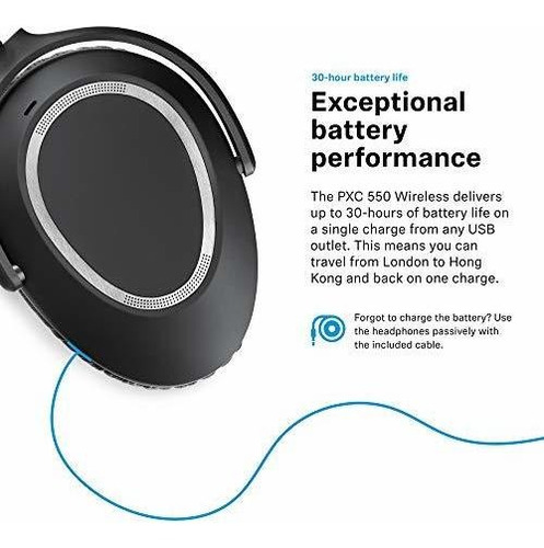 Sennheiser Pxc 550 Wireless Noisegard Adaptive Noise Cancel
