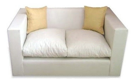 Imagen 2 de 5 de Siestalove - Sillon Línea Cubo 2 Cpos Tapizado Ecocuero