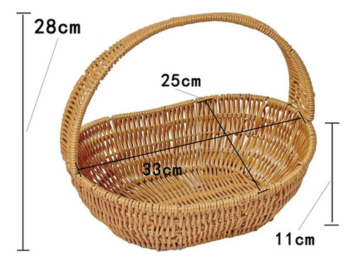 Cesta De Serviço De Lanches Cesta De Armazenamento De L