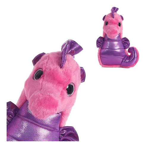 Imagen 5 de 10 de Peluche Caballito De Mar Girlz Nation Aurora Suave Felpa Ax®