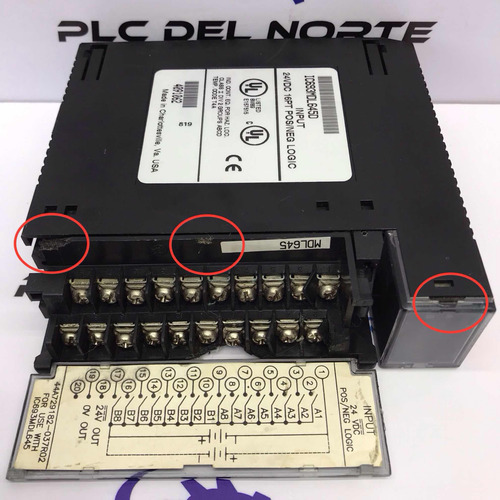 Ge Fanuc Ic693mdl645d Modulo De Entradas Ic693mdl645 8 (Usado)