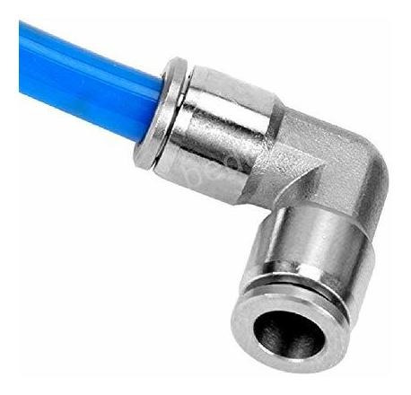 Pneumatic 304 Adaptador Conexion Rapida Para Codo Acero