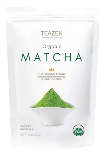  Organic Traditions Té Matcha Premium – 3.5 oz – Polvo