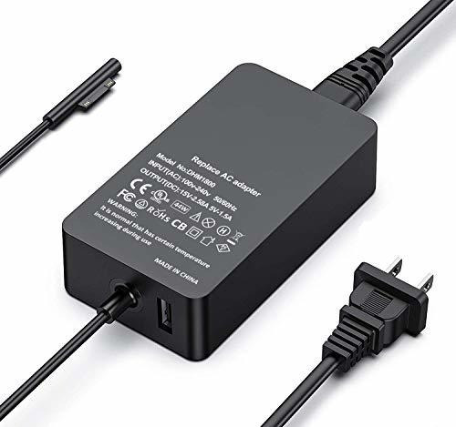 Cargador Surface Pro, Adaptador De 15 V 2,58 A 44 W Com...