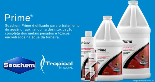Imagem 2 de 2 de Seachem Prime 325ml - Condicionador De Água P/ Aquário
