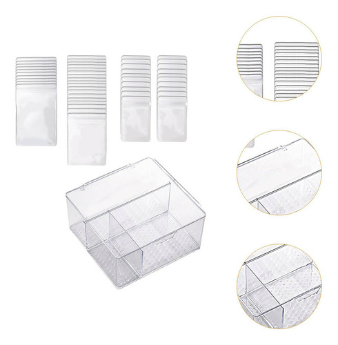 Joyero De Viaje Estuche Transparente Para Joyas Organizador