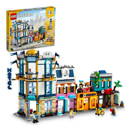 Kit Lego Creator 3 em 1 Main Street 31141 1459 peças 3