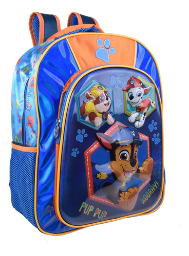 Mochila Primaria Niño Paw Patrol 100% Original En 3d Resistente