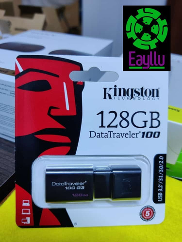 Memoria Usb Kingston 128gb Dt100g3 Usb 3.1