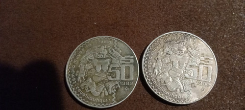 Monedas Antiguas De 50 Pesos 