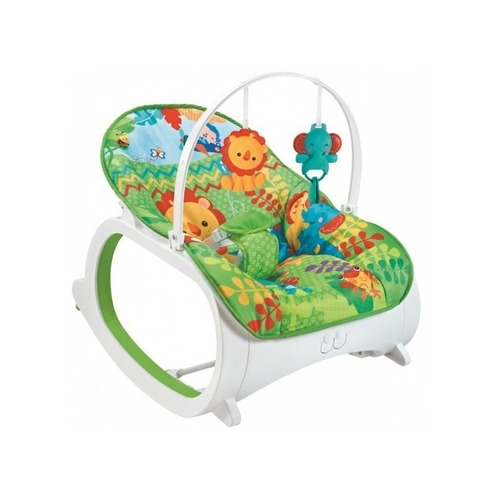 Imagem 1 de 1 de Cadeira de balanço para bebê Color Baby Safari T9171 verde
